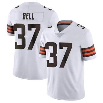 Men's D'Anthony Bell White Limited Vapor Untouchable Football Jersey