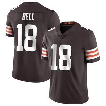 Men's David Bell Brown Limited Team Color Vapor Untouchable Football Jersey