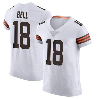 Men's David Bell White Elite Vapor Football Jersey