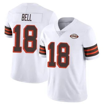 Men's David Bell White Limited Vapor 1946 Collection Alternate Football Jersey