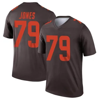 Men's Dawand Jones Brown Legend Alternate Football Jersey