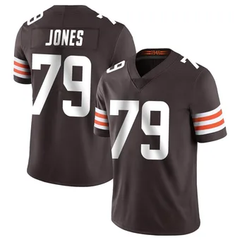 Men's Dawand Jones Brown Limited Team Color Vapor Untouchable Football Jersey