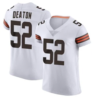 Men's Dawson Deaton White Elite Vapor Football Jersey