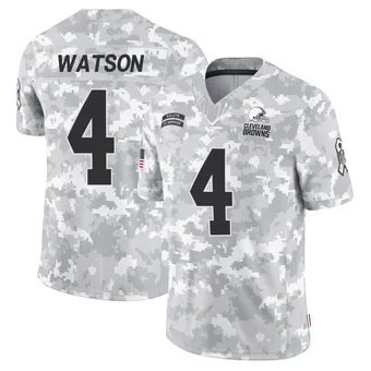 Men's Deshaun Watson Arctic Camo Limited 2024 Salute to Service Football Jersey