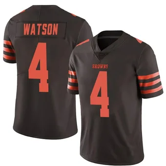 Men's Deshaun Watson Brown Limited Color Rush Football Jersey