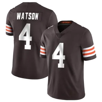 Men's Deshaun Watson Brown Limited Team Color Vapor Untouchable Football Jersey