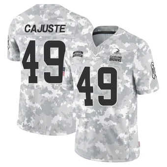 Men's Devon Cajuste Arctic Camo Limited 2024 Salute to Service Football Jersey