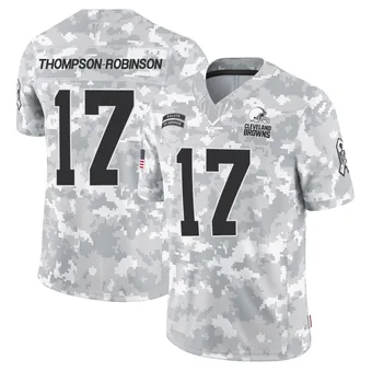 Men's Dorian Thompson-Robinson Arctic Camo Limited 2024 Salute to Service Football Jersey