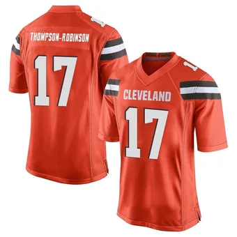 Men's Dorian Thompson-Robinson Orange Game Alternate Football Jersey