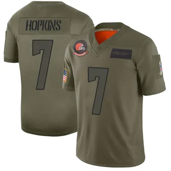 Men's Dustin Hopkins Camo Limited 2019 Salute to Service Football Jersey