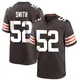 Men's Elerson G. Smith Brown Game Team Color Football Jersey