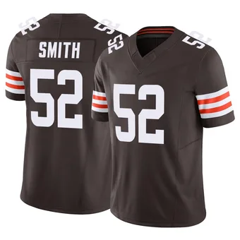 Men's Elerson G. Smith Brown Limited Vapor F.U.S.E. Football Jersey