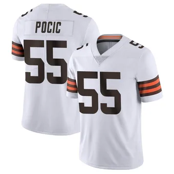 Men's Ethan Pocic White Limited Vapor Untouchable Football Jersey