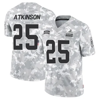 Men's George Atkinson Arctic Camo Limited 2024 Salute to Service Football Jersey