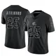 Men's George Atkinson Black Limited Reflective Football Jersey