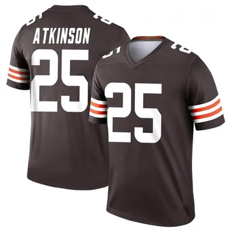 Men's George Atkinson Brown Legend Football Jersey