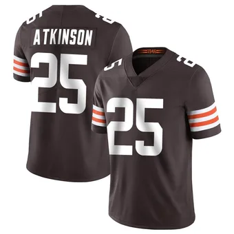 Men's George Atkinson Brown Limited Team Color Vapor Untouchable Football Jersey