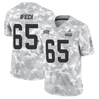 Men's Germain Ifedi Arctic Camo Limited 2024 Salute to Service Football Jersey