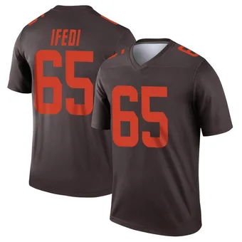 Men's Germain Ifedi Brown Legend Alternate Football Jersey