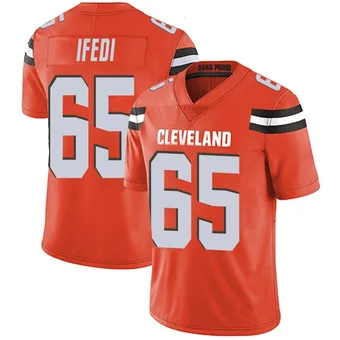 Men's Germain Ifedi Orange Limited Alternate Vapor Untouchable Football Jersey