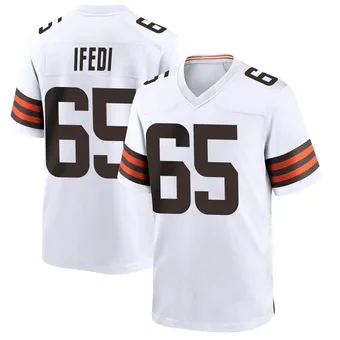 Men's Germain Ifedi White Game Football Jersey