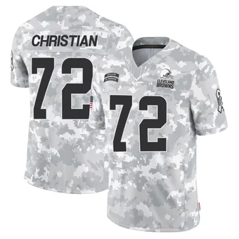 Men's Geron Christian Arctic Camo Limited 2024 Salute to Service Football Jersey