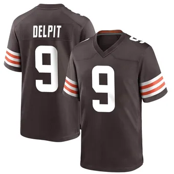 Men's Grant Delpit Brown Game Team Color Football Jersey