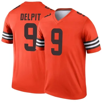 Men's Grant Delpit Orange Legend Inverted Football Jersey