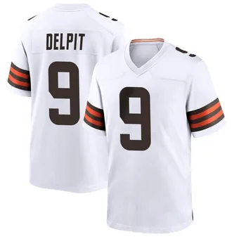 Men's Grant Delpit White Game Football Jersey