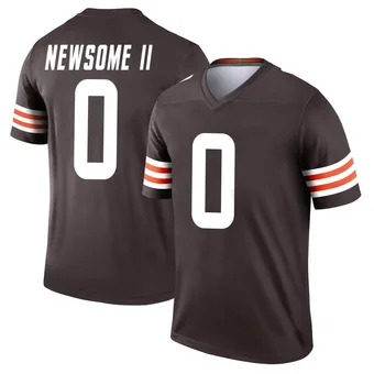 Men's Greg Newsome II Brown Legend Football Jersey