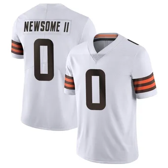 Men's Greg Newsome II White Limited Vapor Untouchable Football Jersey