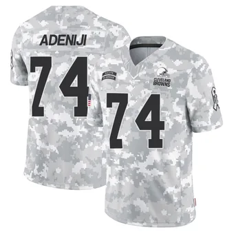 Men's Hakeem Adeniji Arctic Camo Limited 2024 Salute to Service Football Jersey