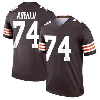 Men's Hakeem Adeniji Brown Legend Football Jersey