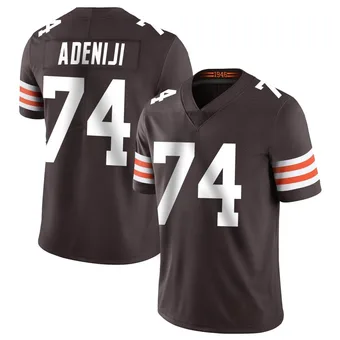 Men's Hakeem Adeniji Brown Limited Team Color Vapor Untouchable Football Jersey