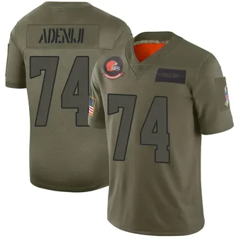 Men's Hakeem Adeniji Camo Limited 2019 Salute to Service Football Jersey