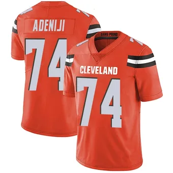 Men's Hakeem Adeniji Orange Limited Alternate Vapor Untouchable Football Jersey