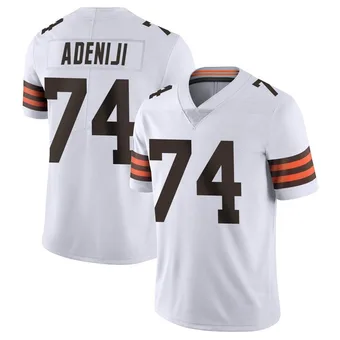 Men's Hakeem Adeniji White Limited Vapor Untouchable Football Jersey