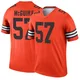 Men's Isaiah McGuire Orange Legend Inverted Football Jersey