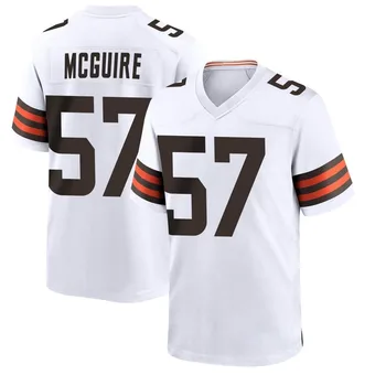 Men's Isaiah McGuire White Game Football Jersey