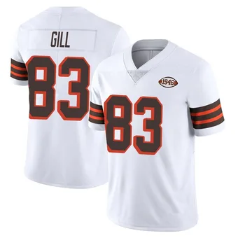 Men's Jaelen Gill White Limited Vapor 1946 Collection Alternate Football Jersey