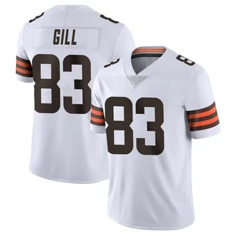 Men's Jaelen Gill White Limited Vapor Untouchable Football Jersey