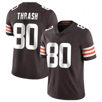 Men's Jamari Thrash Brown Limited Team Color Vapor Untouchable Football Jersey