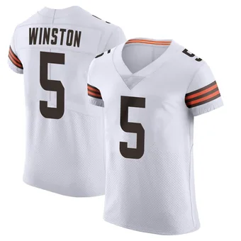 Men's Jameis Winston White Elite Vapor Football Jersey