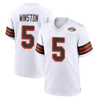 Men's Jameis Winston White Game 1946 Collection Alternate Football Jersey