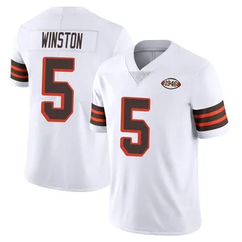 Men's Jameis Winston White Limited Vapor 1946 Collection Alternate Football Jersey