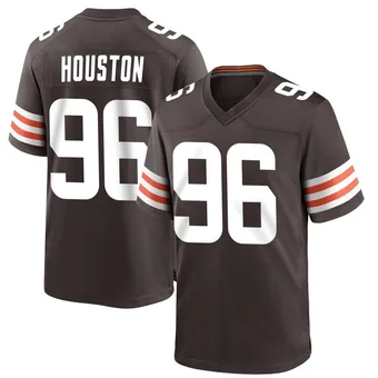 Men's James Houston Brown Game Team Color Football Jersey