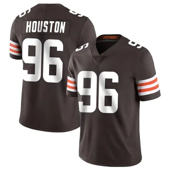 Men's James Houston Brown Limited Team Color Vapor Untouchable Football Jersey