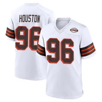 Men's James Houston White Game 1946 Collection Alternate Football Jersey