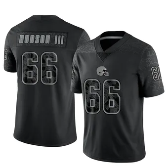 Men's James Hudson III Black Limited Reflective Football Jersey