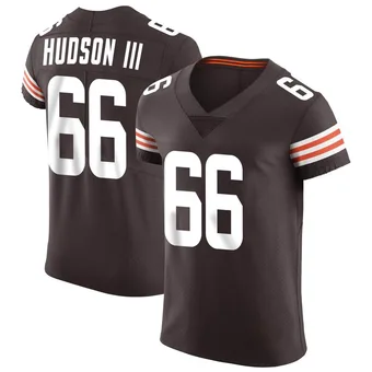 Men's James Hudson III Brown Elite Vapor Football Jersey